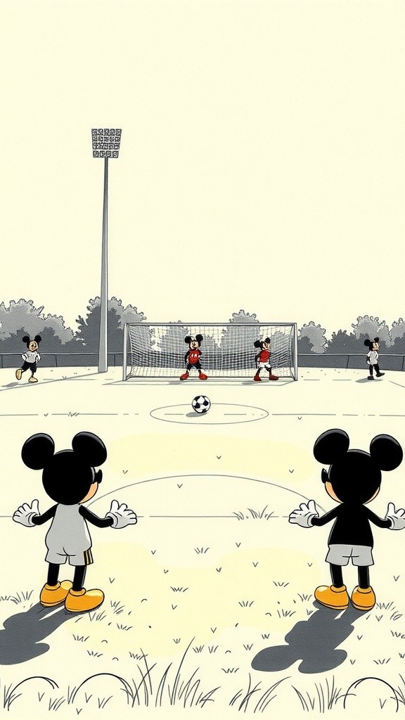 Mickey's Last-Minute Winning Goal