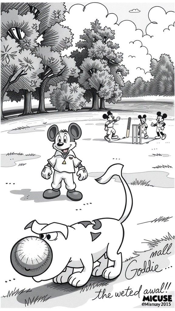 Dog Plays Cricket!