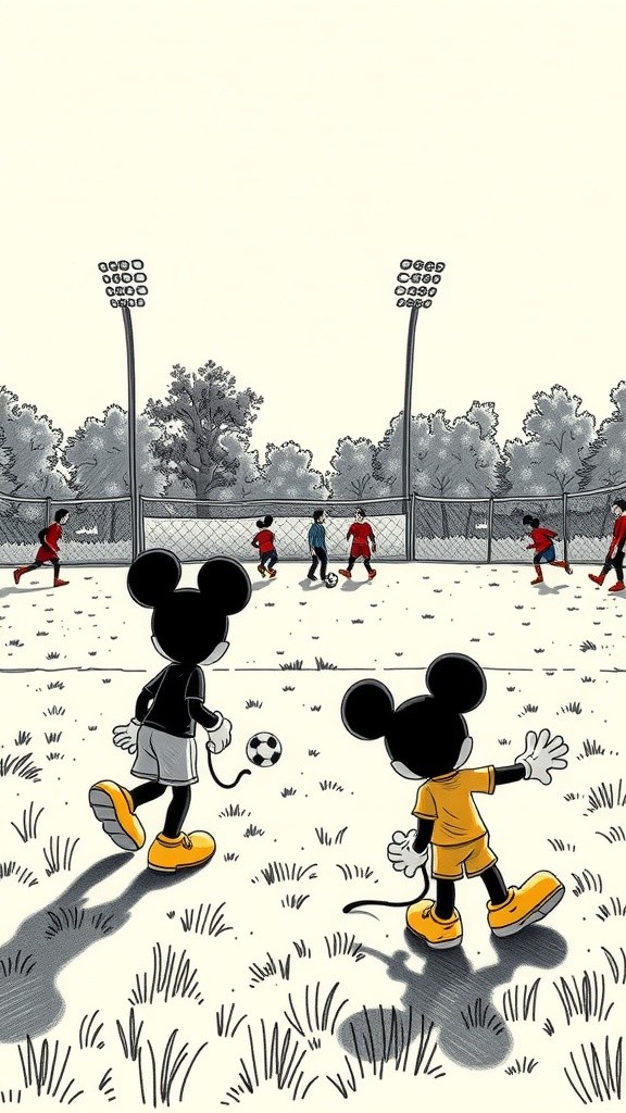 Mickey's Winning Goal in the Final Moments