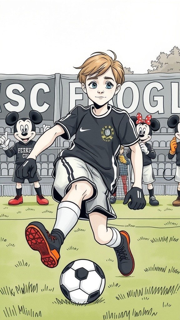 Mickey's Last-Minute Victory Goal