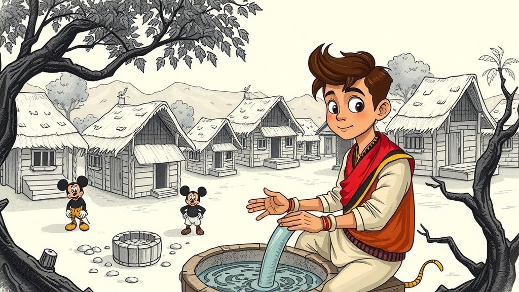 झूठ बोलने वाला मंटू: जादुई चप्पल की कहानी