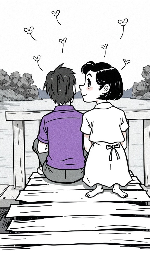 Whispers by the Lake: A Tale of Friendship