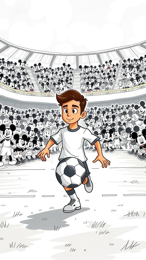 Mickey's Winning Goal in the Final Moments