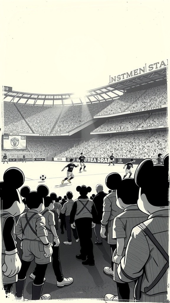 Mickey's Winning Goal in Free Fire Soccer Showdown