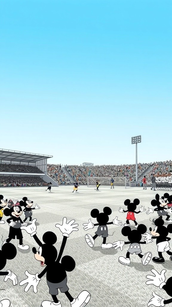 Mickey's Winning Goal in the Final Moments