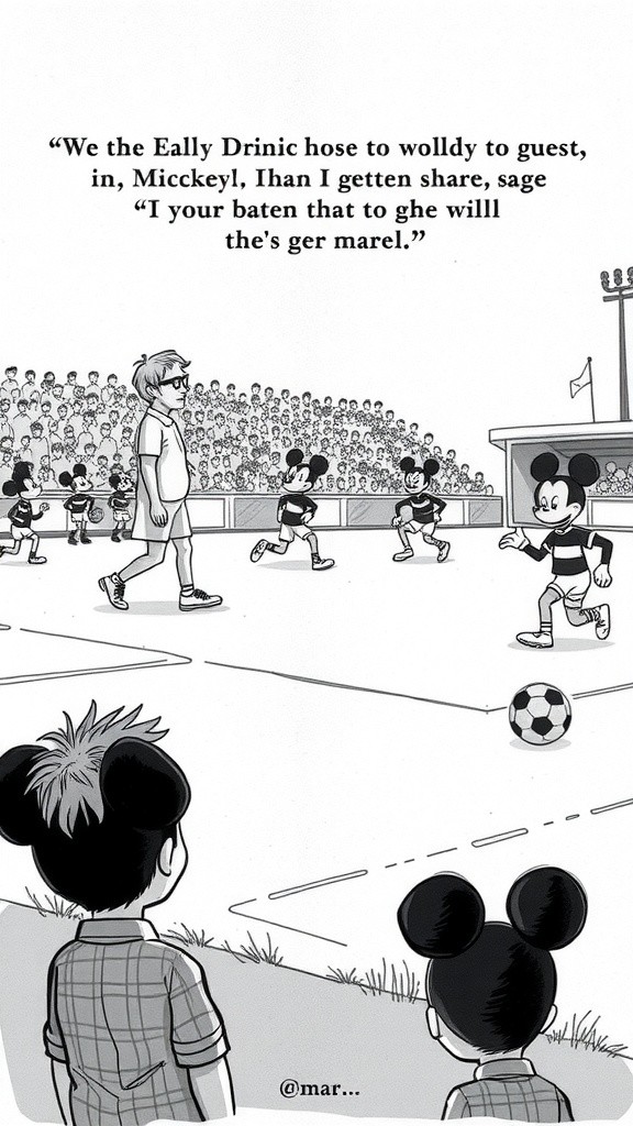 Mickey's Winning Goal in the Final Moments!