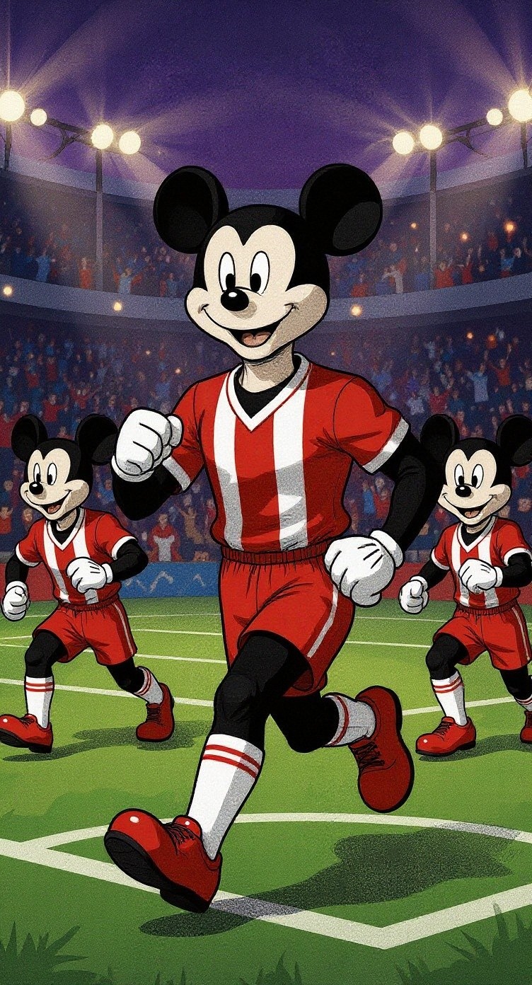 Mickey's Winning Goal in the Final Moments