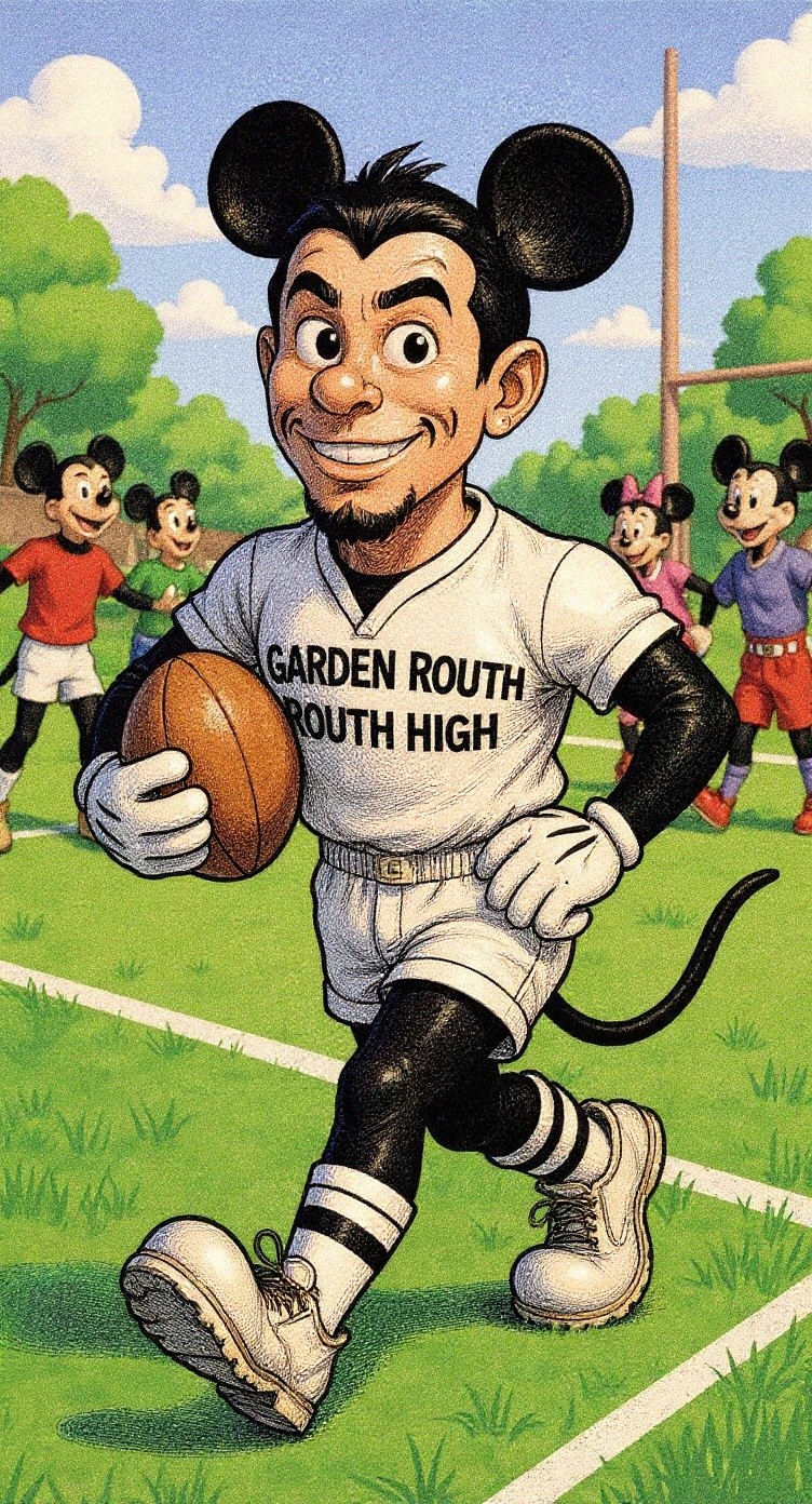 Boy Makes Dad Proud Playing Rugby for Garden Routh High
