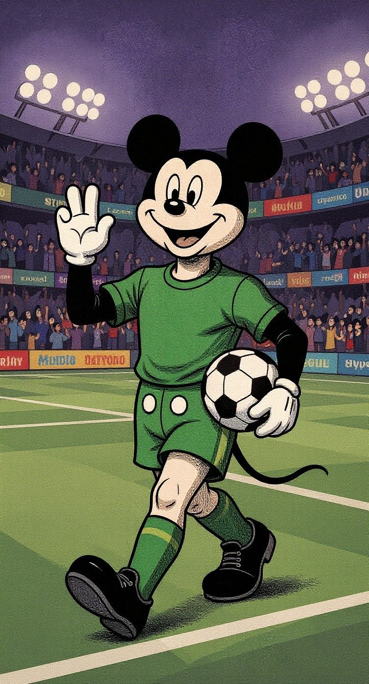 Mickey's Winning Goal in the Final Moments