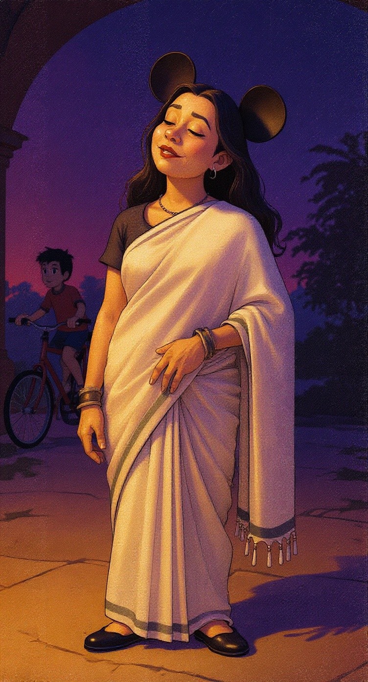 Mystery in the Shadows: A Woman in White