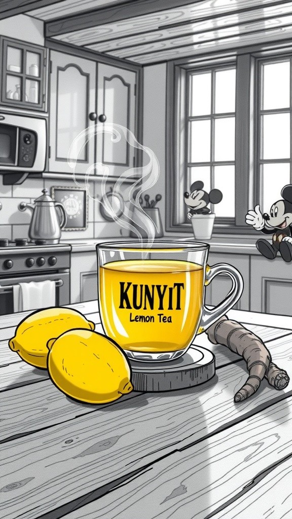 Kunyit Lemon Tea: Minuman Sehat dan Segar!