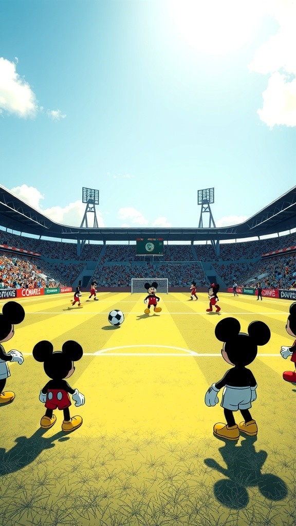 Mickey's Winning Goal in the Final Moments!