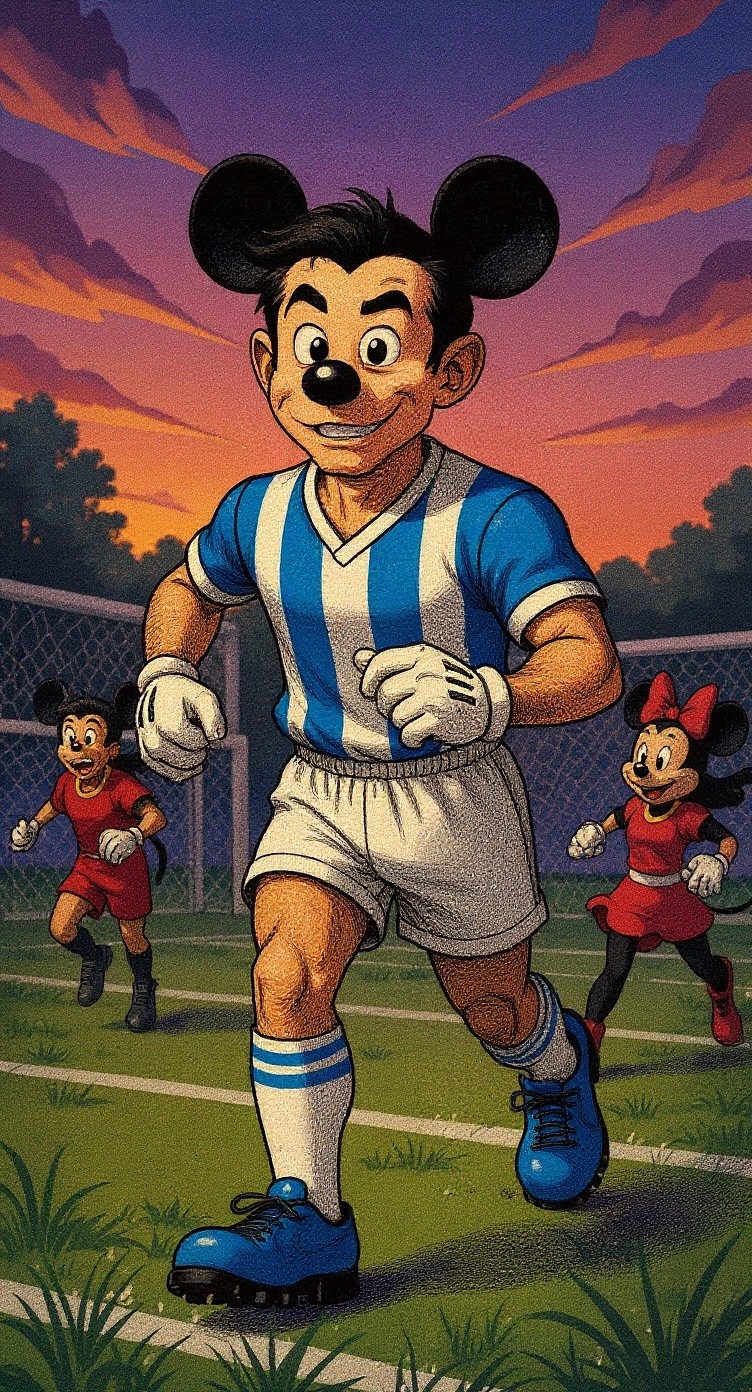 Mickey's Game-Winning Goal!