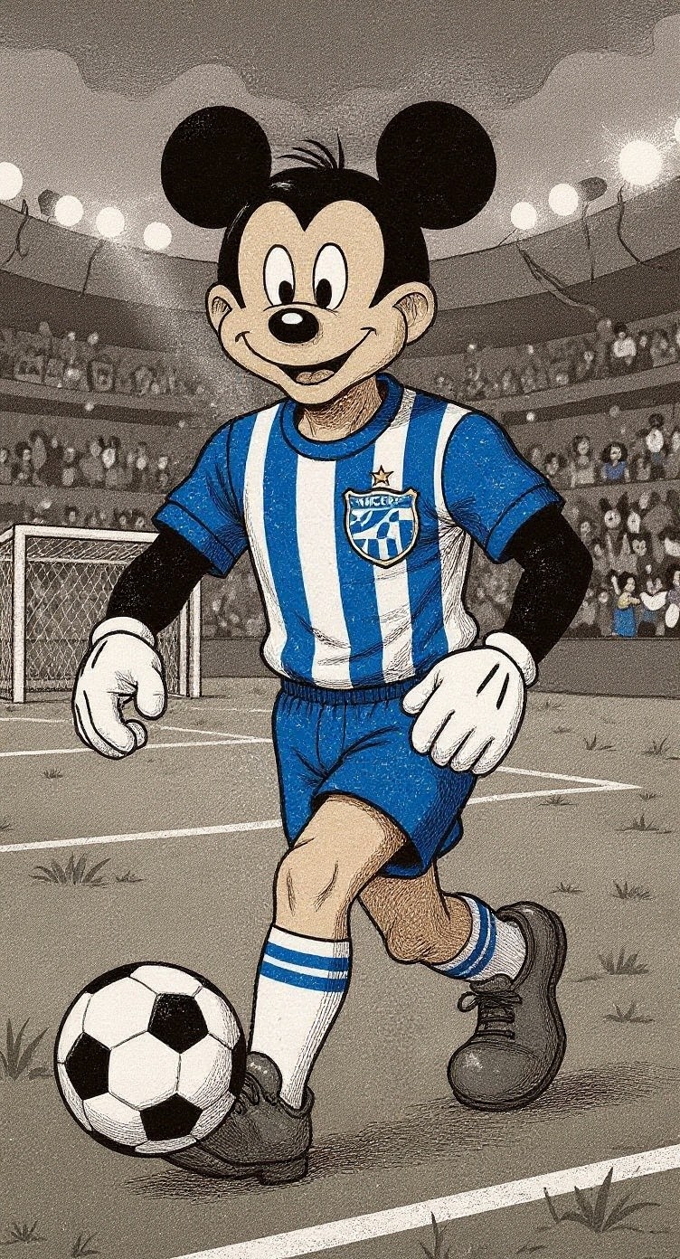 Victory on the Field: Mickey's Moment