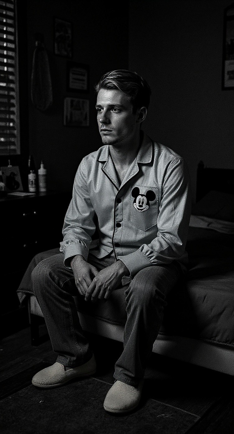 A Sad Boy with Poor Health