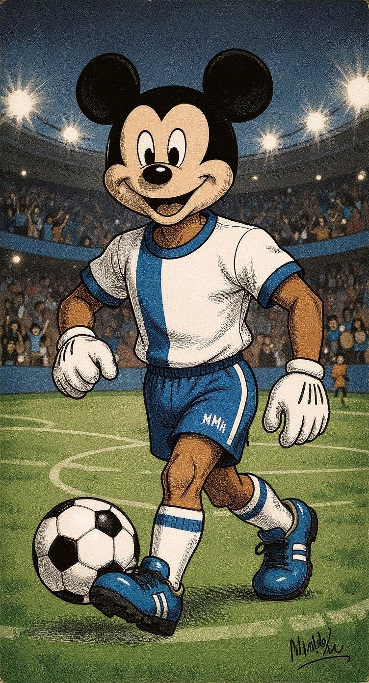 Mickey's Winning Goal in the Final Moments