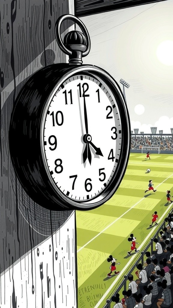 Mickey's Winning Goal in the Final Moments