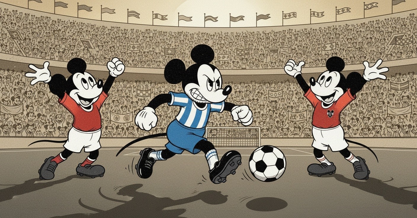Mickey's Winning Goal in the Final Moments