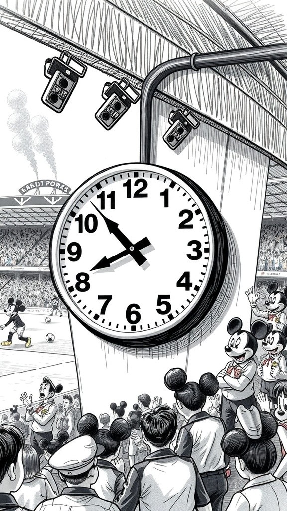 Mickey's Last-Minute Goal Wins the Game