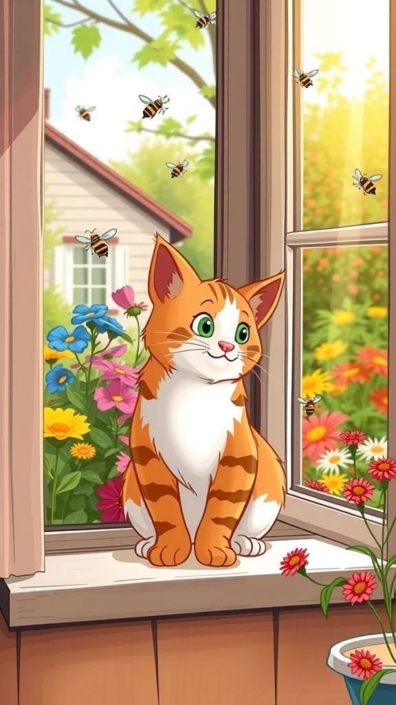 Whiskers the Orange Tabby: A Furry Tale of Adventures!