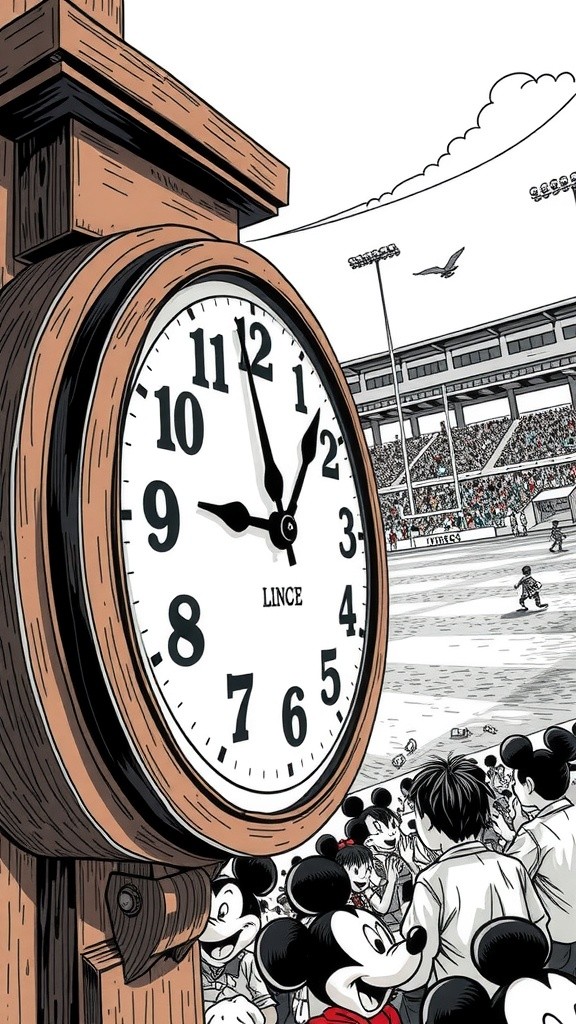 Mickey's Winning Goal in the Final Moments