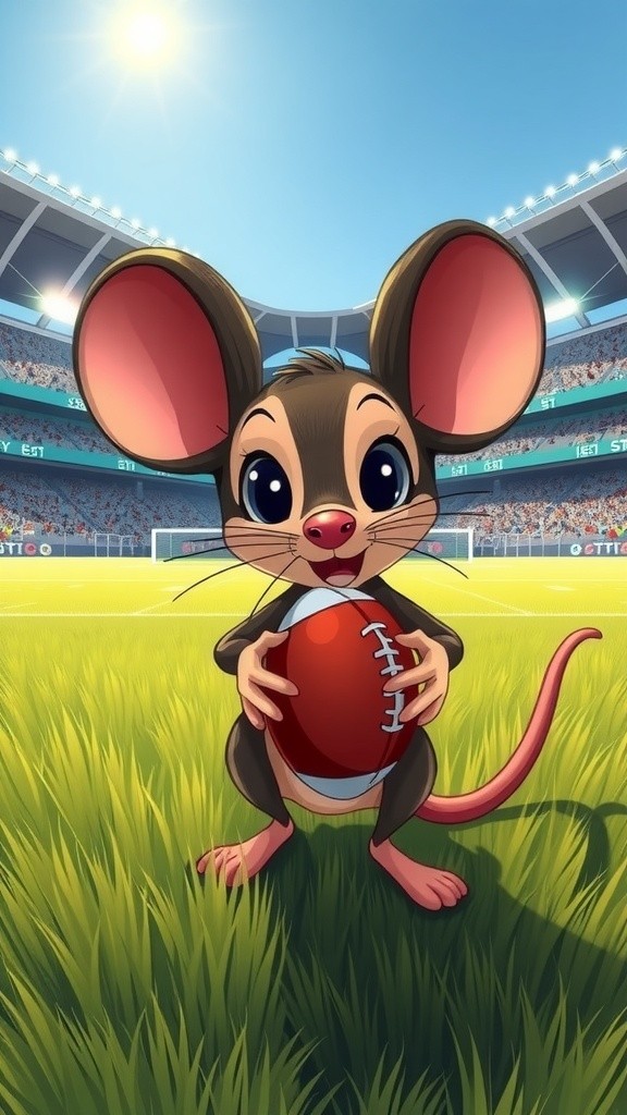 Mickey's Hilarious Football Fumble!