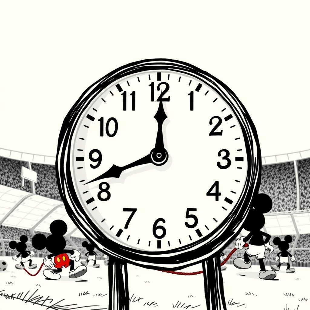 Mickey's Winning Goal in the Final Moments