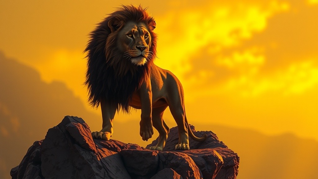 Kibo: The Lion Who Learned to Harmonize with Nature