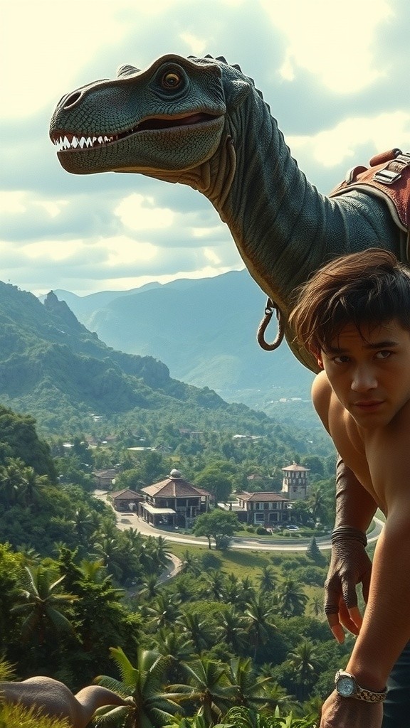 Humans and Dinosaurs: A World Where They Coexist