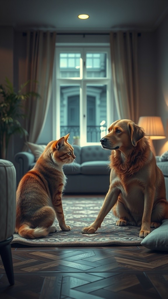 Persaingan Kucing dan Anjing: Janji yang Lucu