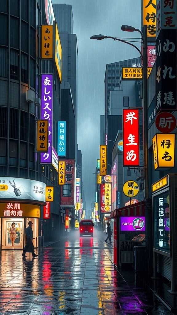 Neon Shadows: A Bladerunner Noir