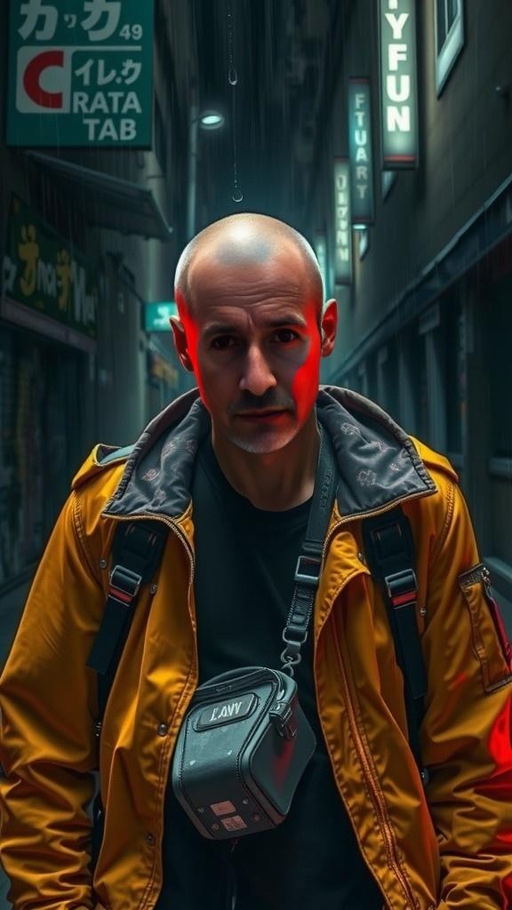 Neon Shadows: A Bladerunner Noir