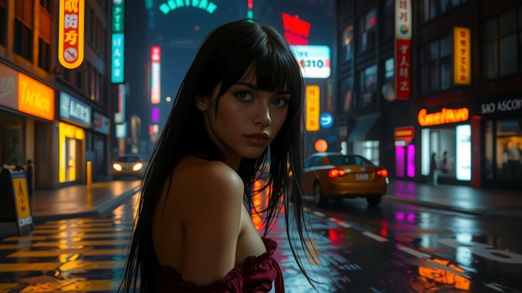 Neon Shadows: A Bladerunner Noir