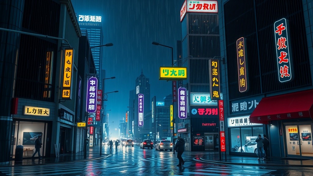 Neon Shadows: A Bladerunner Noir