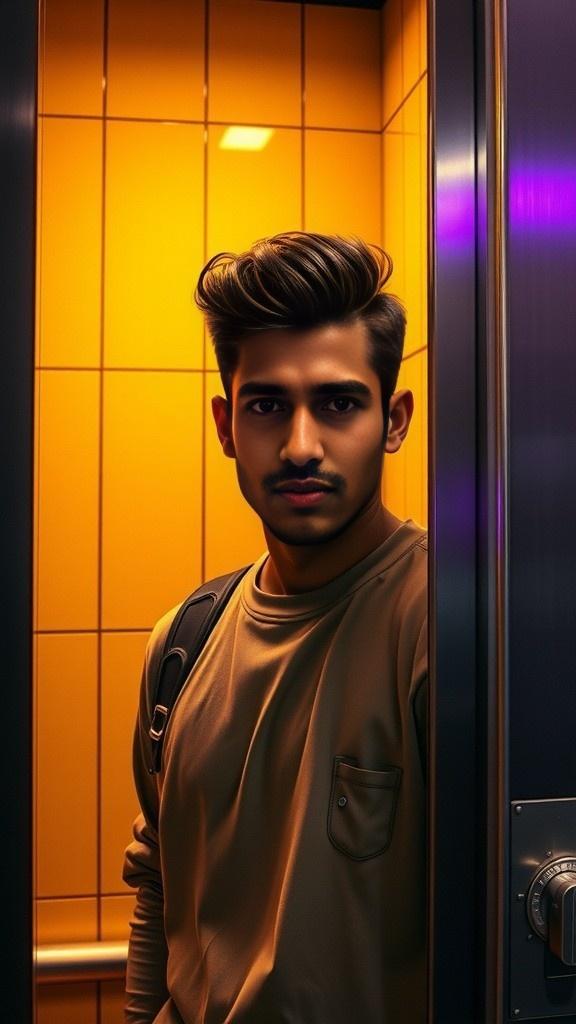 Petualangan Aziz Naik Lift Pertama Kali