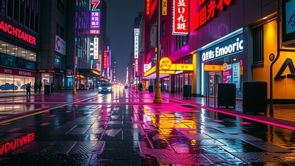 Neon Shadows: A Bladerunner Tale