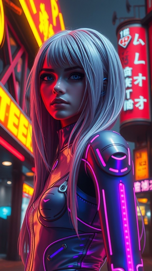 Neon Shadows: A Bladerunner Tale