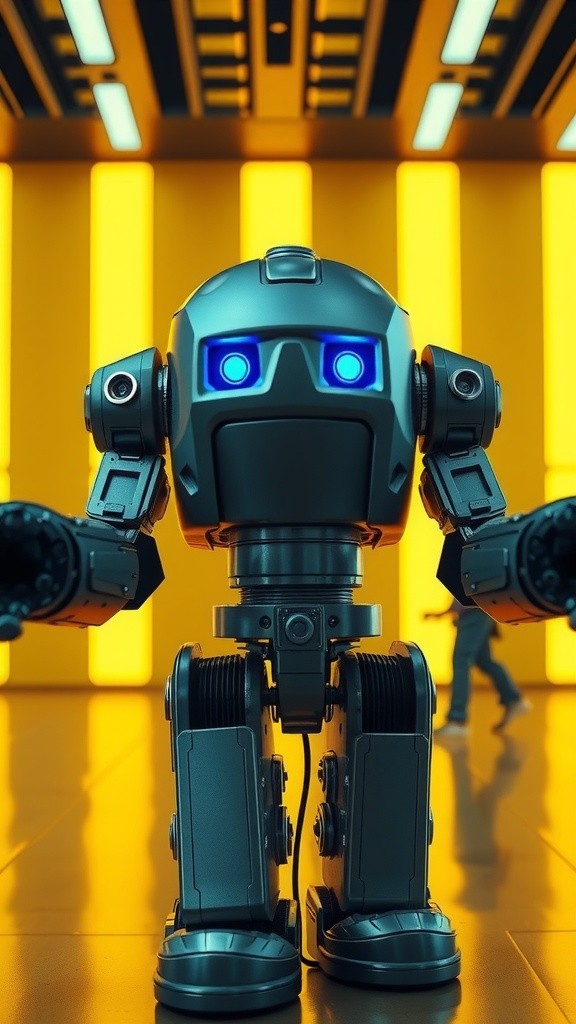Robo-Rookie: A Hilarious Attempt at Being Human!
