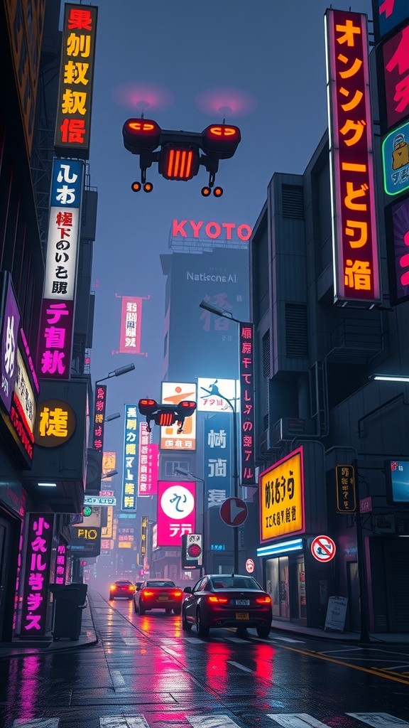 Neon Shadows: A Bladerunner Tale