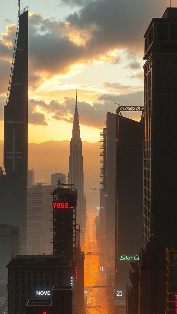 Neon Shadows: A Bladerunner Tale