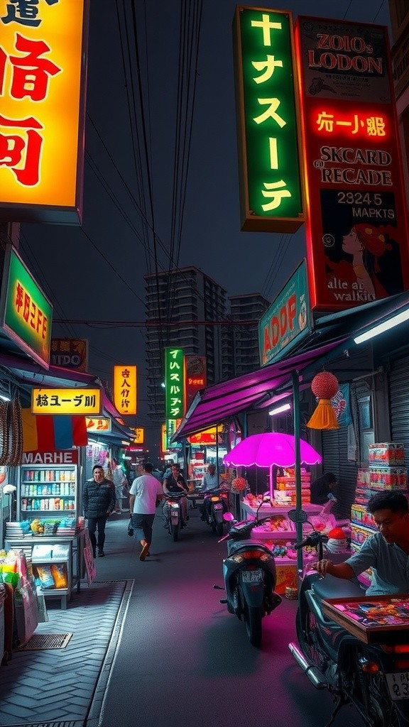 Iron Man Sells Balloons at an Indonesian Night Market