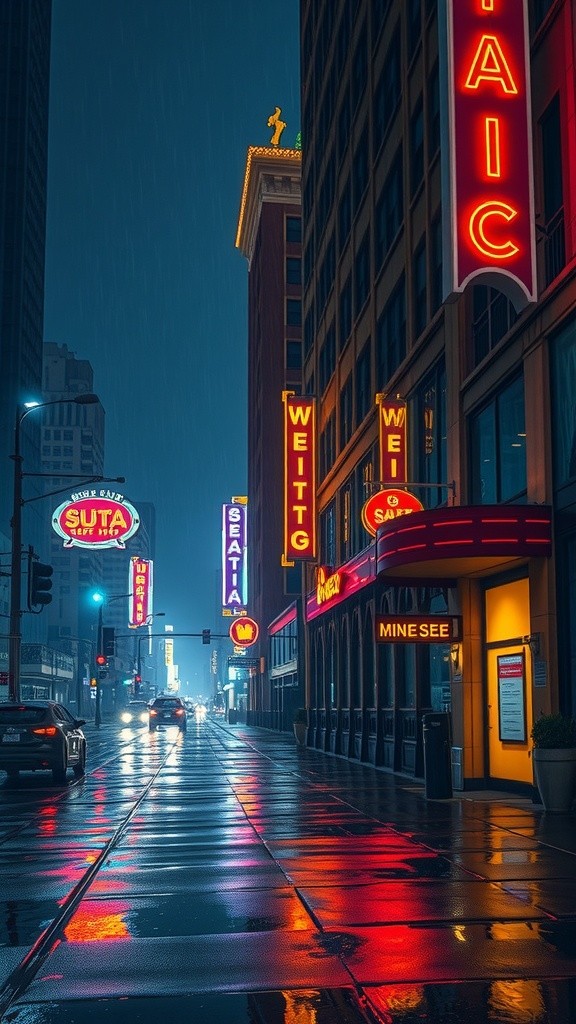 Neon Shadows: A Bladerunner Noir