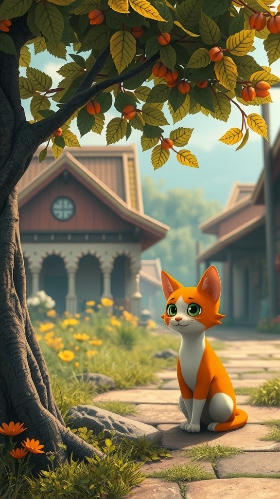 Momo Si Kucing yang Ingin Jadi Ayam