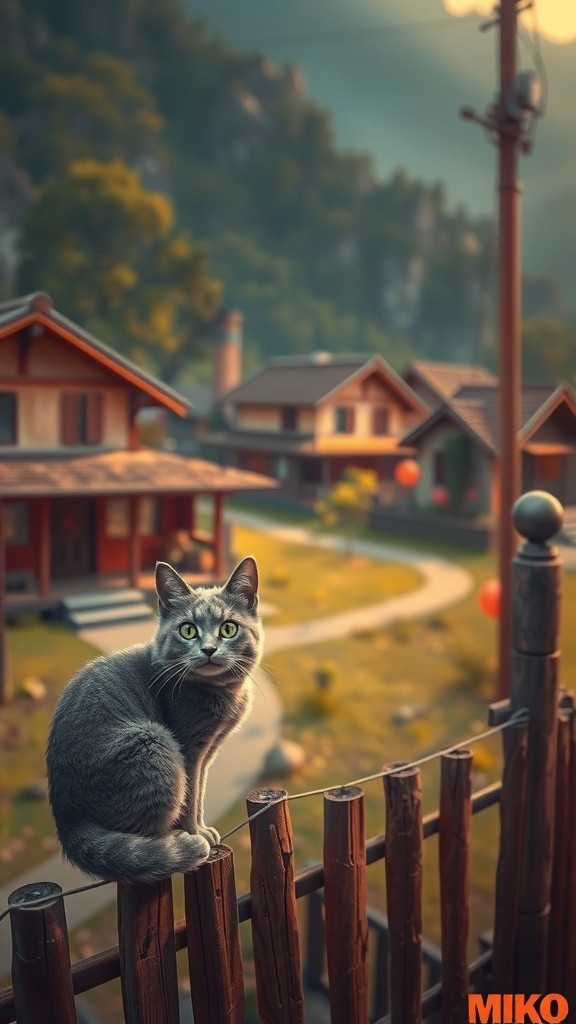 Petualangan Miko: Kucing Jenius yang Tukar Otak dengan Ikan Cupang!