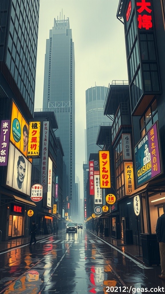 Neon Shadows: A Bladerunner Noir