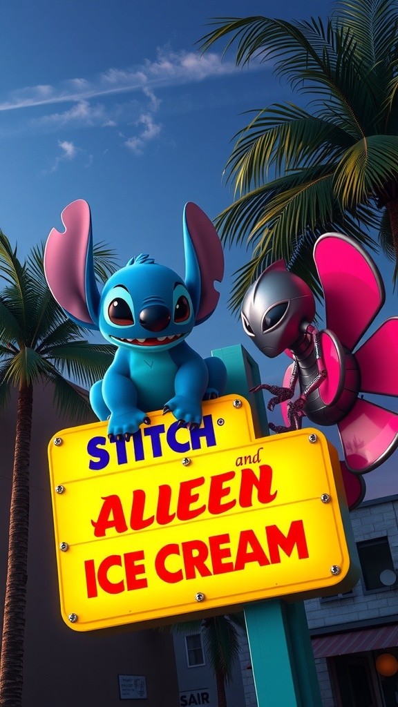 Stitch dan Gloop: Misi Es Krim Pedas!