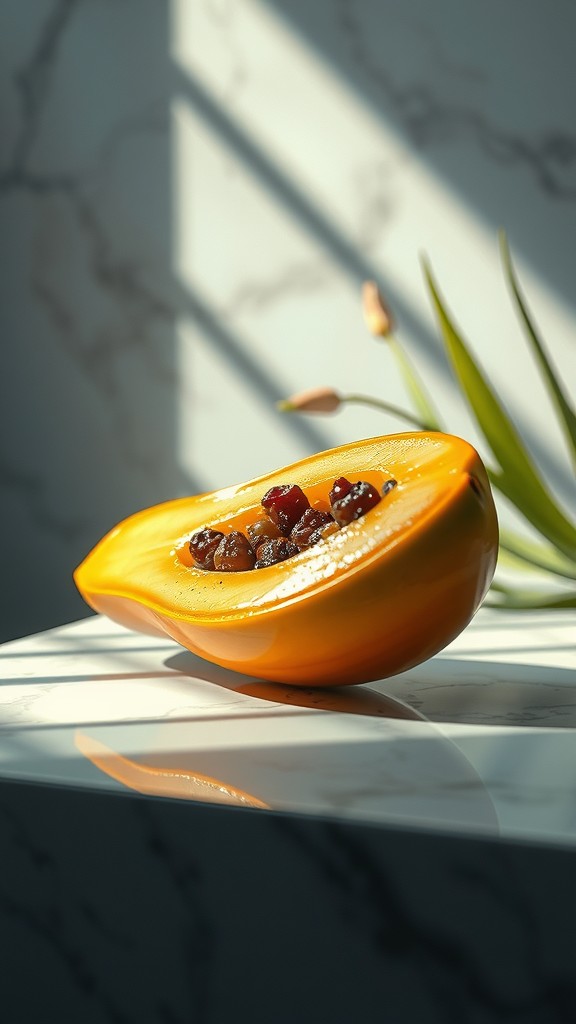 Crafted Reflections: The Glass Papaya