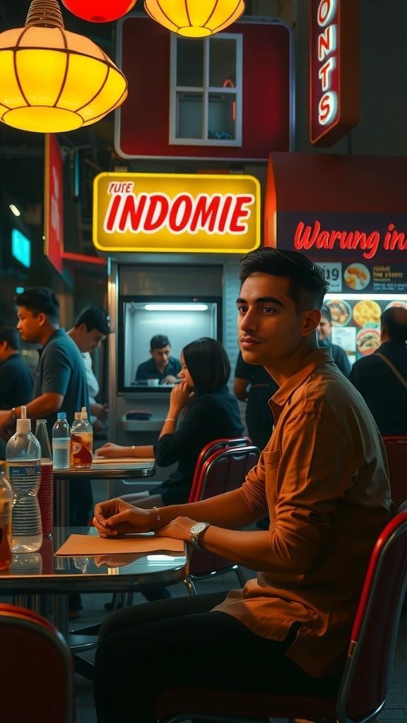 Cinta Hologram di Warung Indomie