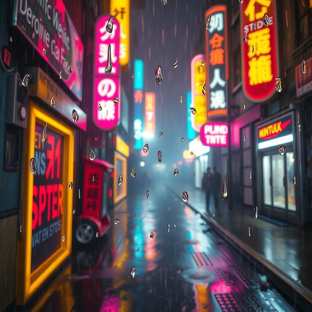 Neon Shadows: A Bladerunner Noir