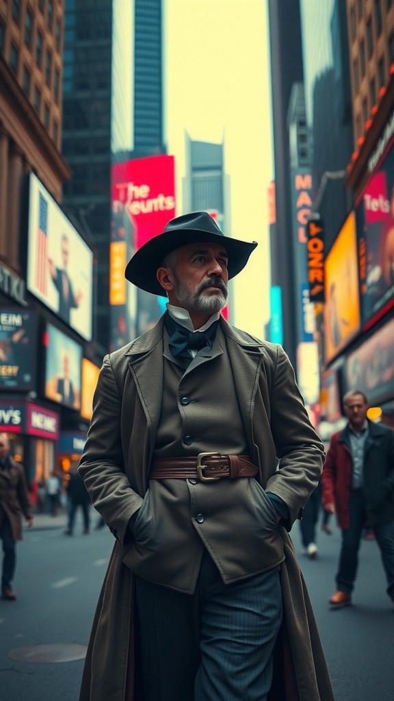The Mysterious Time Traveler of Times Square